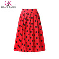 19 cores! Grace Karin Coloridas Occidentais baratos Short Retro Vintage Vestidos Mulheres Cotton Cotton Skirt CL6294-1 #